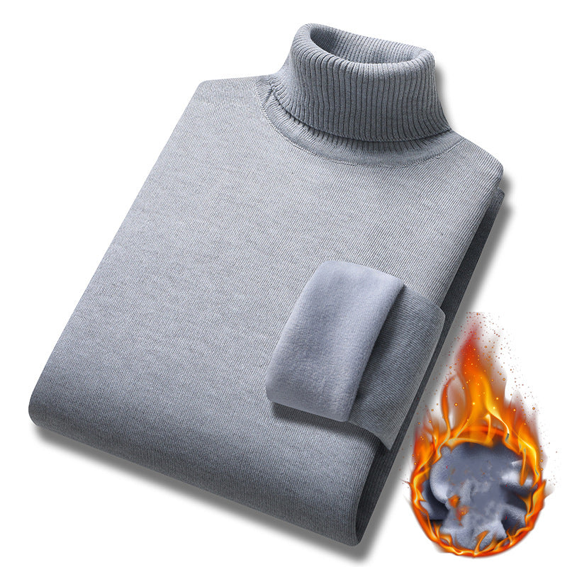 【🔥M-4XL】 2025 nový ľahký luxusný pánsky kašmírový sveter s rolákom, biznis ležérny sveter