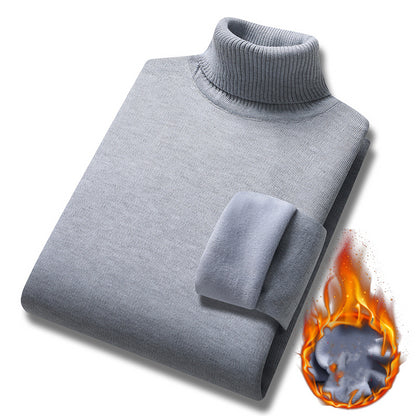 【🔥M-4XL】 2025 nový ľahký luxusný pánsky kašmírový sveter s rolákom, biznis ležérny sveter