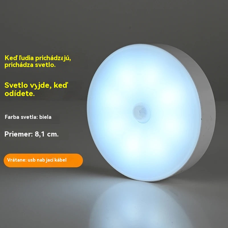 🏡💡【Kúpte 1 a získajte 1 zadarmo】Inteligentné LED svetlo so snímaním ľudského tela, ľahko sa nabíja a je praktické