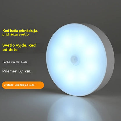 🏡💡【Kúpte 1 a získajte 1 zadarmo】Inteligentné LED svetlo so snímaním ľudského tela, ľahko sa nabíja a je praktické