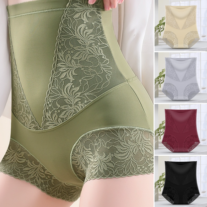 🌸【Set de 5】Braguitas antibacterianas de cintura alta cómodas para abdominoplastia 🩲 💖