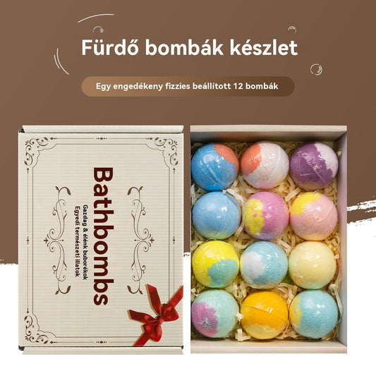 ✨🛀【Časově omezená sleva 50 %】✨ 12 vonných kuliček koupelové soli (30 g/ks), účinně odstraňují odumřelé kožní buňky a zanechávají vaši pokožku hladkou a vyživenou