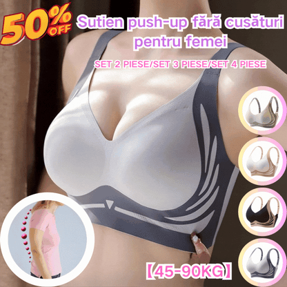 😍50% sleva【Sada 3】Dámská jednodílná bezdrátová podprsenka❤️【40-85KG】