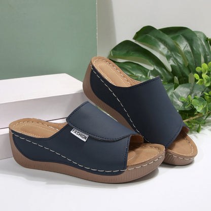 [36-43] Sandalias de cuña con plataforma para mujer