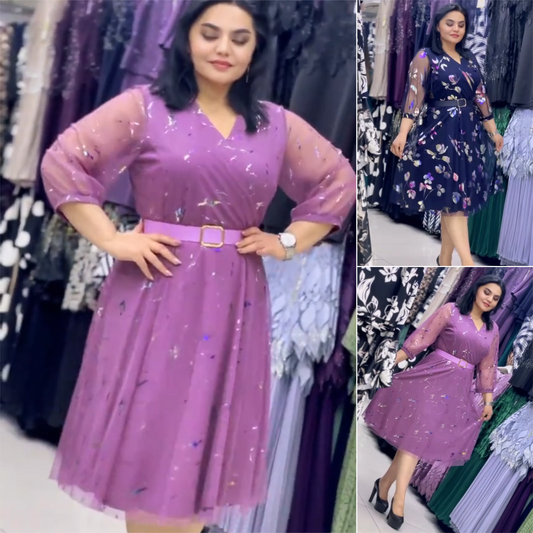 💋【S-5XL】👗Rochie elegantă de înaltă calitate - Rochie elegantă și rafinată, perfectă