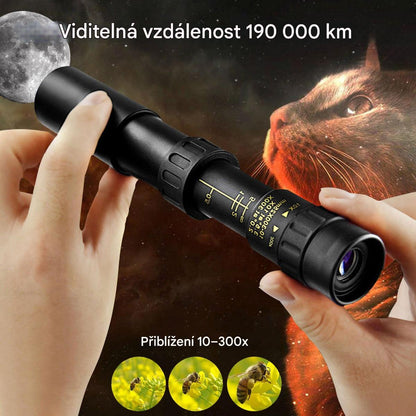 🔥🔥【Sada 6 kusů】🔥 Monokulární dalekohled s 10–300násobným zoomem