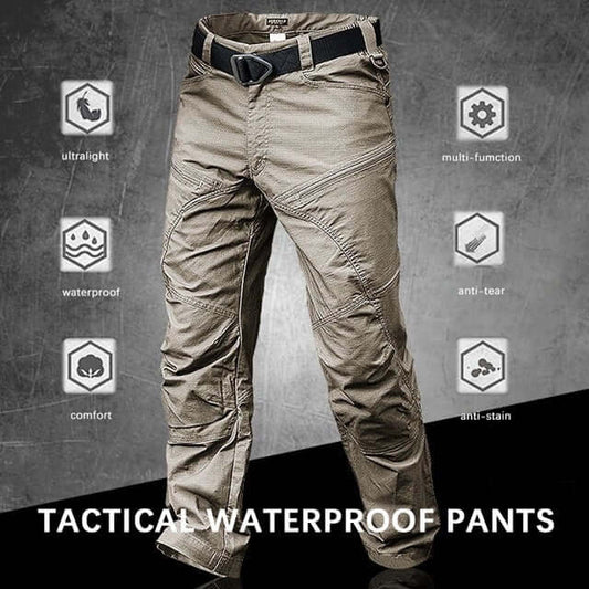 Pantalones militares impermeables tácticos multifuncionales para hombre