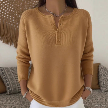 🔥【S–3XL】Nový kvalitní pletený svetr s kabátovým zapínáním na knoflíky a výstřihem do V · Příjemný materiál