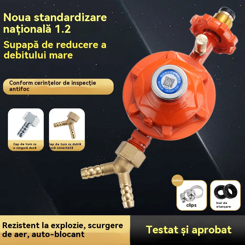 💥🏡Manometru de gaz antiexplozie cu reducere a presiunii💥