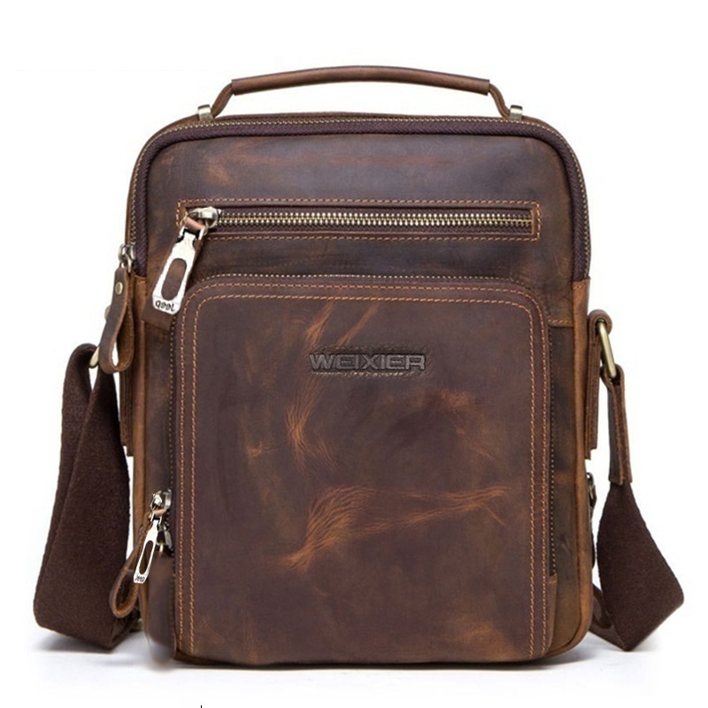🎉👜【Ofertă pe timp limitat】🔥Geantă de umăr din piele naturală pentru bărbați în stil nou, rezistentă la uzură și rezistentă la pete