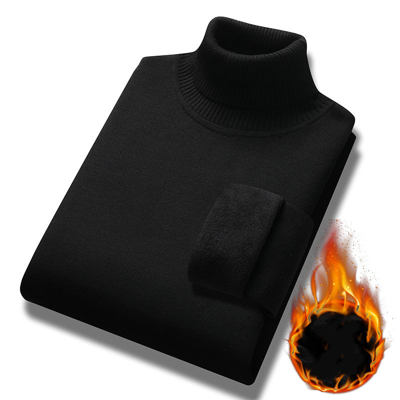 【🔥M-4XL】 2025 nový ľahký luxusný pánsky kašmírový sveter s rolákom, biznis ležérny sveter