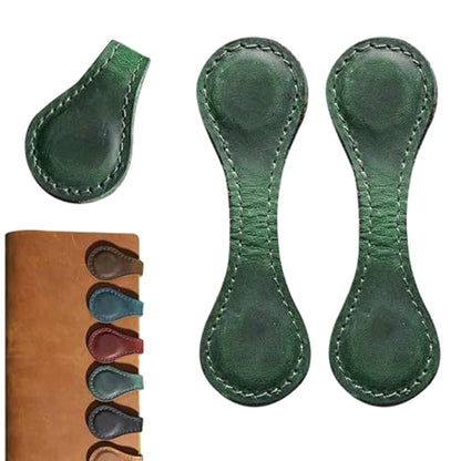 🔥【3 pozycji】🎁 Skórzana zakładka do książki w stylu vintage z magnetycznym klipsem