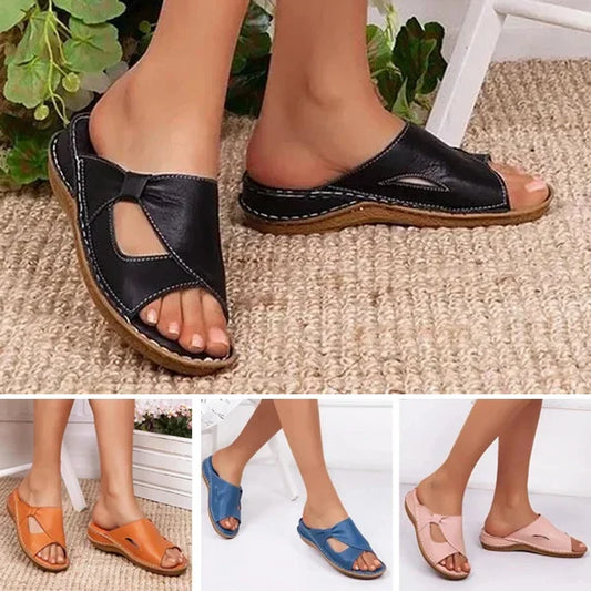 🔥👡2025 verano nueva moda zapatillas de playa de las mujeres, suelas cómodas y suaves
