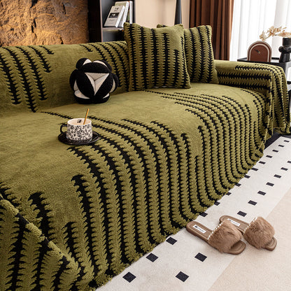 🛋️Vianočná špeciálna ponuka pre ranné vtáčatá:🎉 Mäkký, protišmykový plyšový poťah na pohovku🍂【180*130 cm】