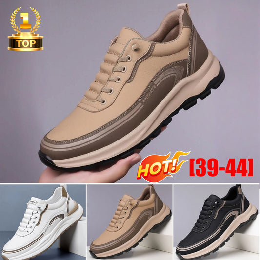 🔥【Ofertă limitată în timp】🔥[39-45]Pantofi sport din piele rezistentă la apă și murdărie, cu talpă moale pentru confort maxim