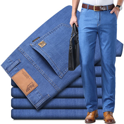 👖👖2025 Vaqueros versátiles, informales y sencillos para hombre de talla grande