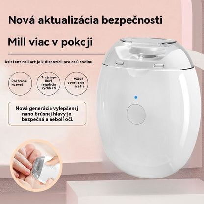 💅✨ Automatický pilník na nechty 1, bezpečná a šetrná starostlivosť o nechty 👶🔧
