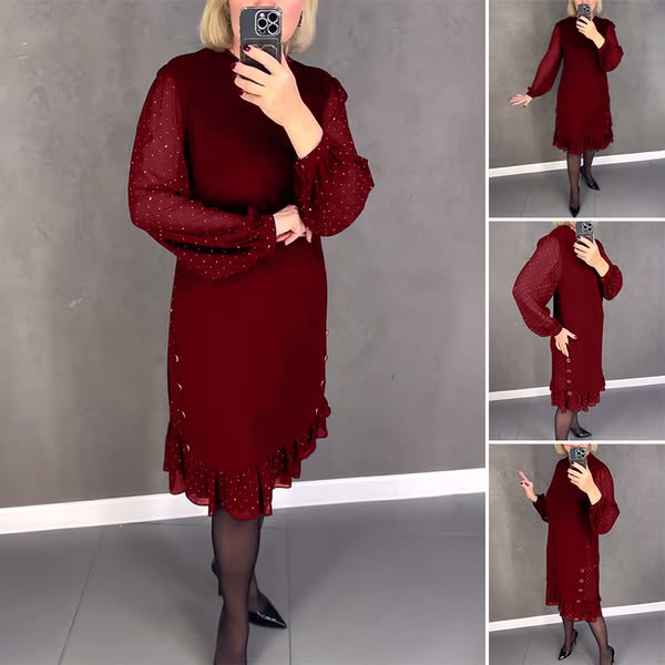 💖【S-5XL】🍂Vysoko kvalitné jesenné a zimné nové módne šaty