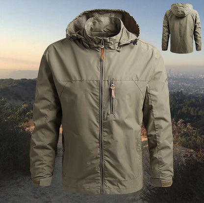 【M~5XL】2024 Chaqueta deportiva a prueba de viento para montañismo al aire libre para hombres