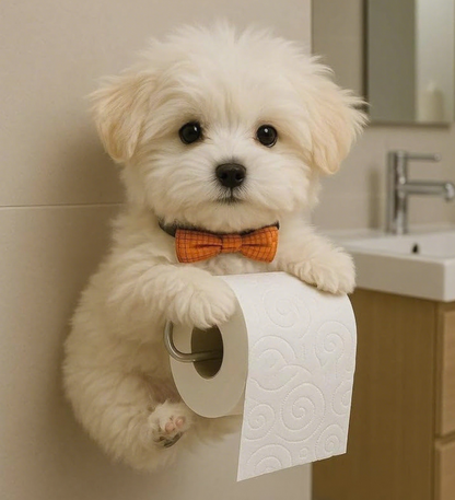 🐕Držiak na toaletný papier s motívom roztomilého šteniatka