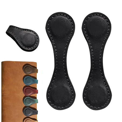 🔥【3 pozycji】🎁 Skórzana zakładka do książki w stylu vintage z magnetycznym klipsem