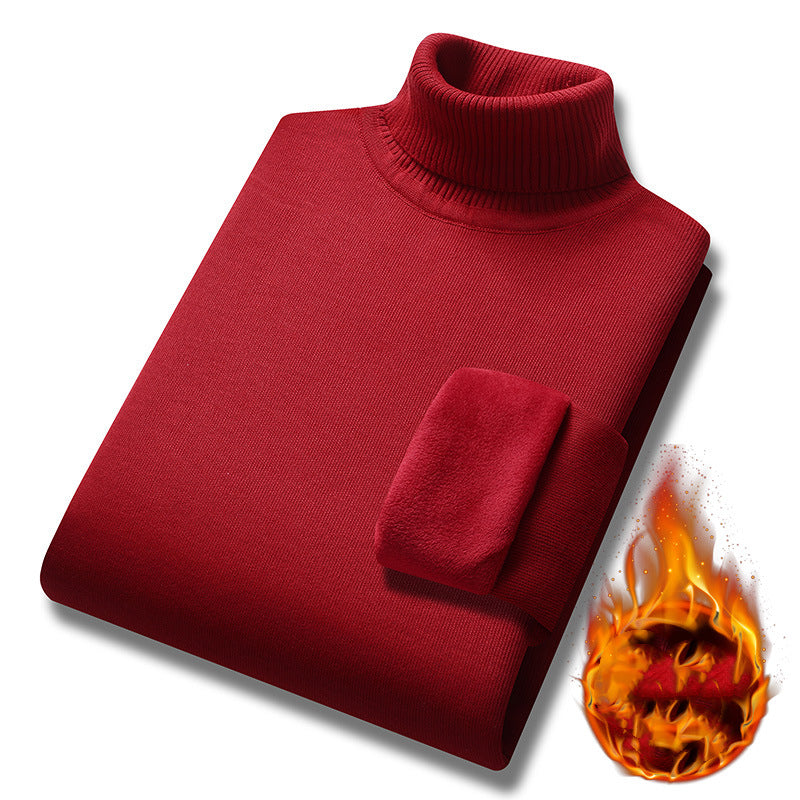 【🔥M-4XL】 2025 nový ľahký luxusný pánsky kašmírový sveter s rolákom, biznis ležérny sveter