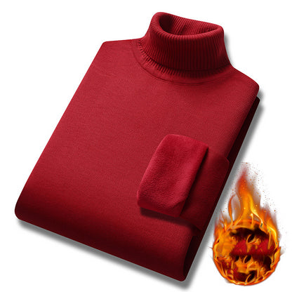 【🔥M-4XL】 2025 nový ľahký luxusný pánsky kašmírový sveter s rolákom, biznis ležérny sveter