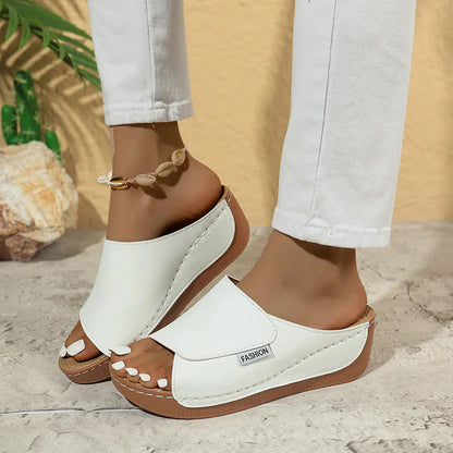 [36-43] Sandalias de cuña con plataforma para mujer