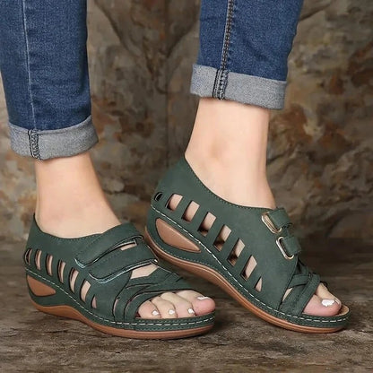 🎁【REDUCERE DE 50%】【35-43】2025 sandale în stil nou sandale cu toc pană gura de pește