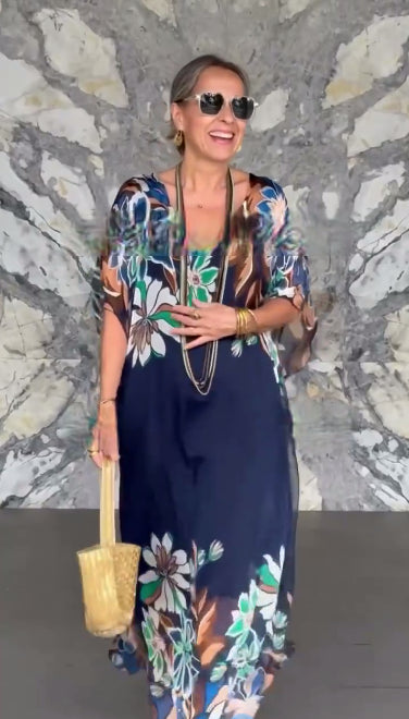 💕 【S-5XL】2025 Vestido deestampado de moda y elegancia de alta calidad