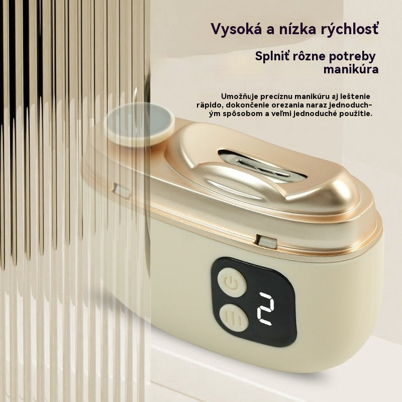 ✨💅【Limitovaná zľava -50%】Nový prenosný bezdrôtový 2-v-1 plne automatický elektrický zastrihávač/pilník na nechty