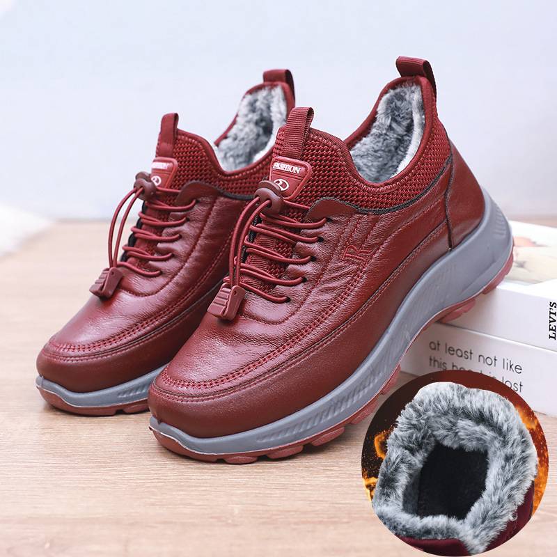 🔥【35-41】 2024 toamna si iarna pantofi sport si casual noi cizme din bumbac anti-alunecare cu talpa moale