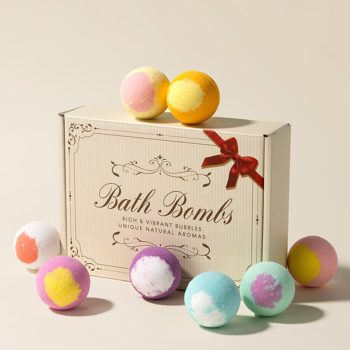 ✨🛀【Časově omezená sleva 50 %】✨ 12 vonných kuliček koupelové soli (30 g/ks), účinně odstraňují odumřelé kožní buňky a zanechávají vaši pokožku hladkou a vyživenou