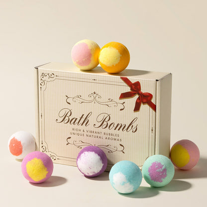 ✨🛀【Časově omezená sleva 50 %】✨ 12 vonných kuliček koupelové soli (30 g/ks), účinně odstraňují odumřelé kožní buňky a zanechávají vaši pokožku hladkou a vyživenou