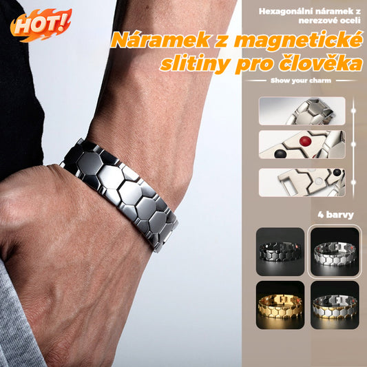 ✨【Časově omezená sleva 50 %】✨ Odnímatelný magnetický náramek, stylový a univerzální