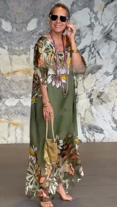💕 【S-5XL】2025 Vestido deestampado de moda y elegancia de alta calidad