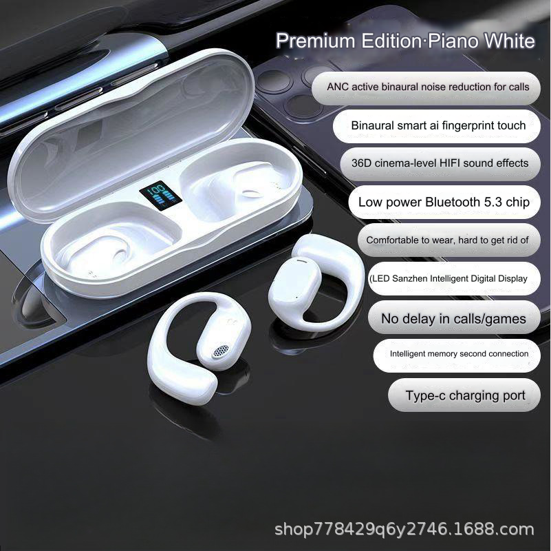 🎧🎧Bezdrôtové Bluetooth slúchadlá s potlačením hluku, ktoré možno používať jeden mesiac na jedno nabitie