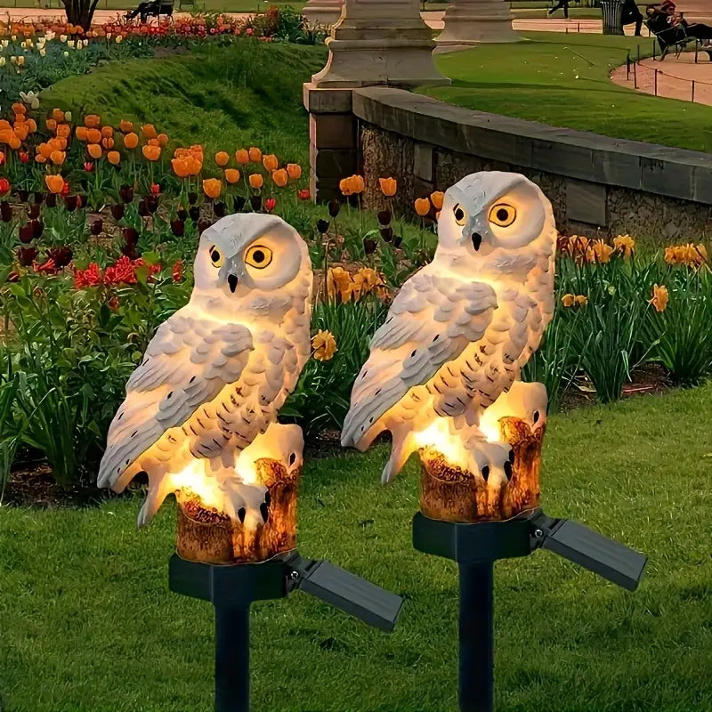 【Kúpte 1 a získajte 1 zadarmo】🦉 Dekoratívna solárna lampa v tvare sovy – teplé svetlo pre vašu záhradu