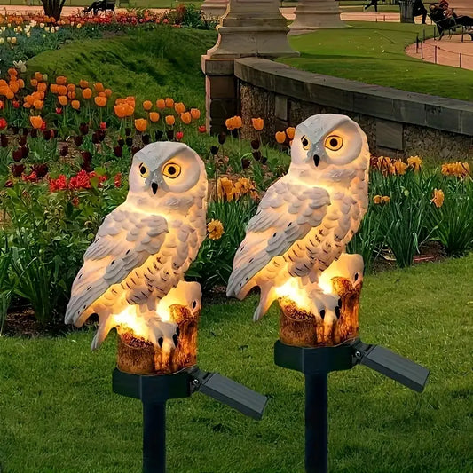 【Kúpte 1 a získajte 1 zadarmo】🦉 Dekoratívna solárna lampa v tvare sovy – teplé svetlo pre vašu záhradu