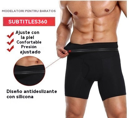🔥【Compra 1, llévate 1 gratis】Pantalones moldeadores de cintura alta transpirables y de alta elasticidad para hombre