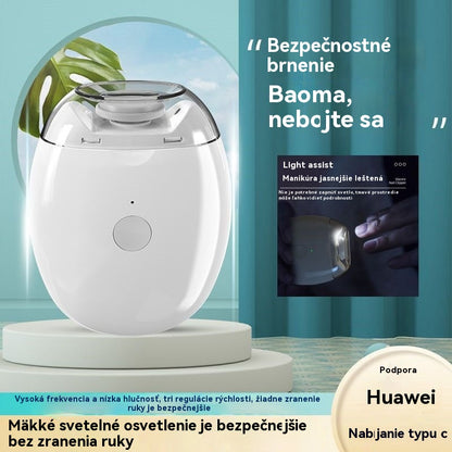 💅✨ Automatický pilník na nechty 1, bezpečná a šetrná starostlivosť o nechty 👶🔧