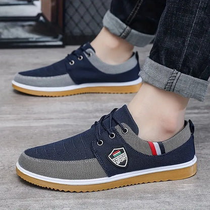 🔥VENTA CALIENTE🔥【39-44】 2025 Zapatos casuales de lona transpirables para hombres