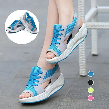 🐰【35-43】Sandale casual de pin cu talpă groasă la modă de vară