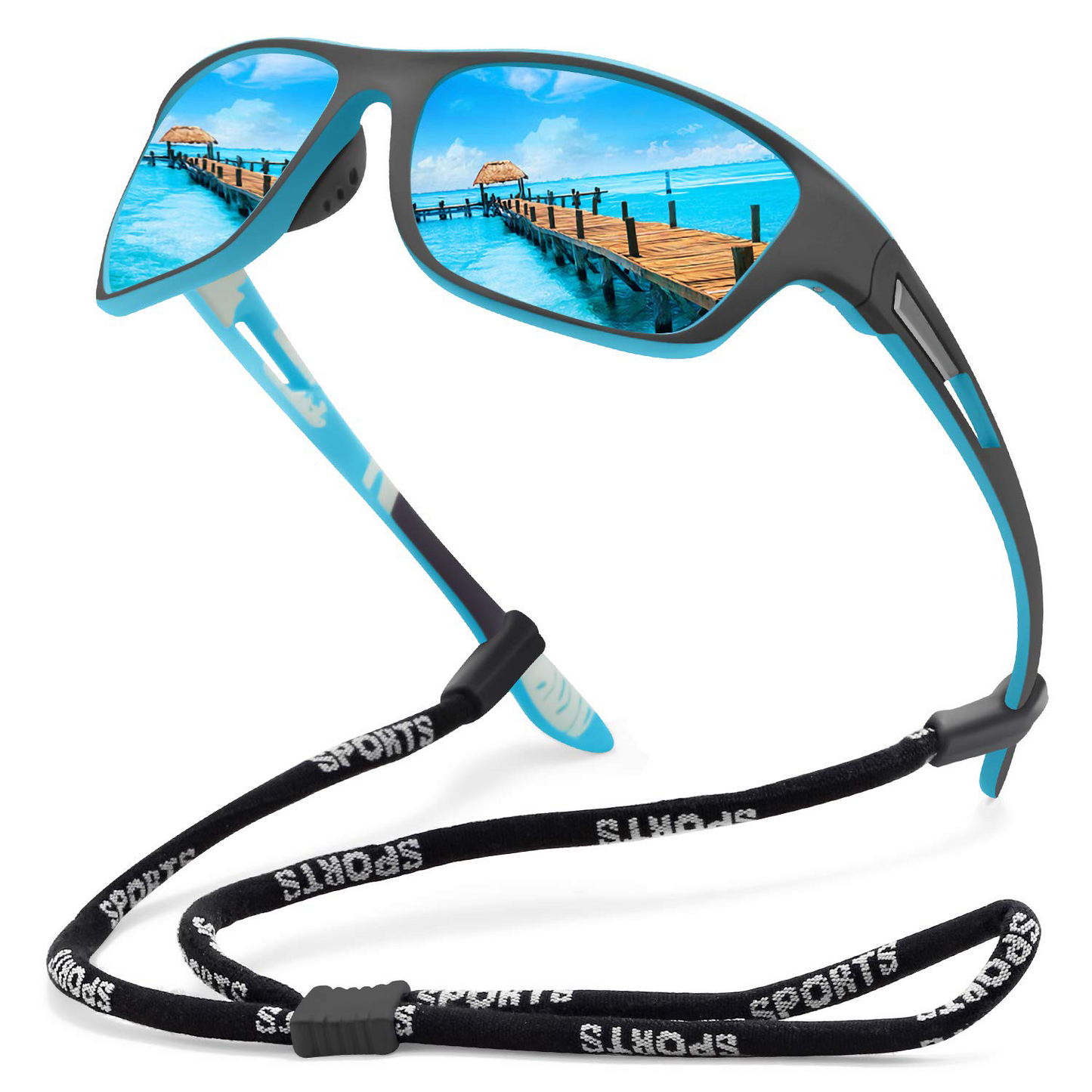 🚵‍♂️😎 【50% zľava 🔥】🕶⚡ Pánske športové slnečné okuliare, polarizačné, so zrkadlovými sklami, moderné a prachotesné, ideálne na outdoorovú cyklistiku