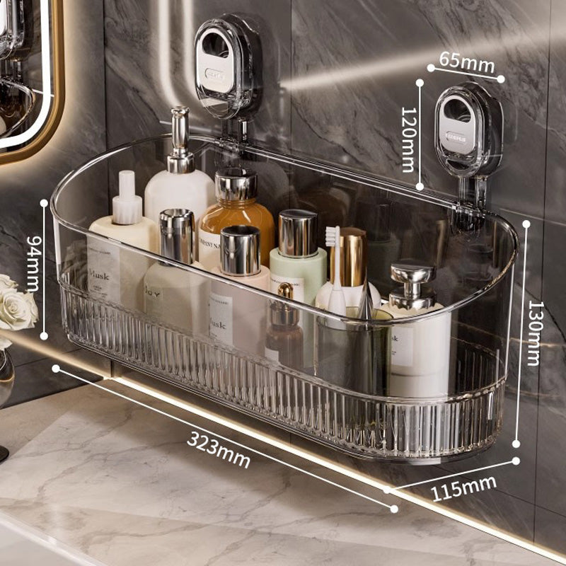 🍽️🧺🔥Compra 1 y llévate 1 gratis🔥Estante de almacenamiento con ventosa sin perforaciones, escurridor de pared para cocina y baño
