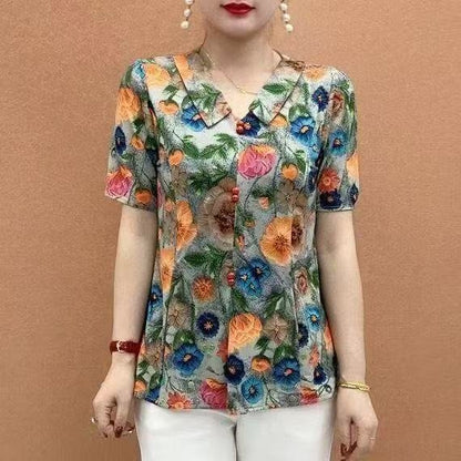 【XL-5XL】Tricouri casual de primăvară, cămăși la modă de înaltă calitate