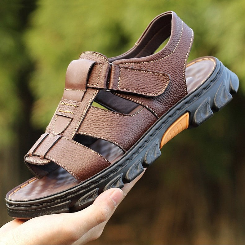 💥【38~44】Sandalias casuales de cuero para hombre
