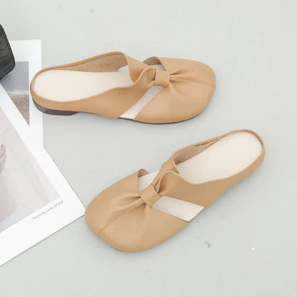 👡【35-42】Sandale Retro Femei Vară Papuci Plati