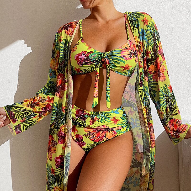 2025 Recién Llegado👙☀️【S-2XL】Nuevo Traje de Baño de Tres Piezas de Moda