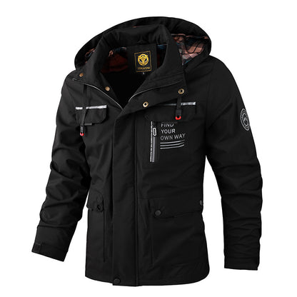 🔥【Mitad de precio otoño/invierno】Abrigo calientito para hombres modelo 2025, antiviento y impermeable